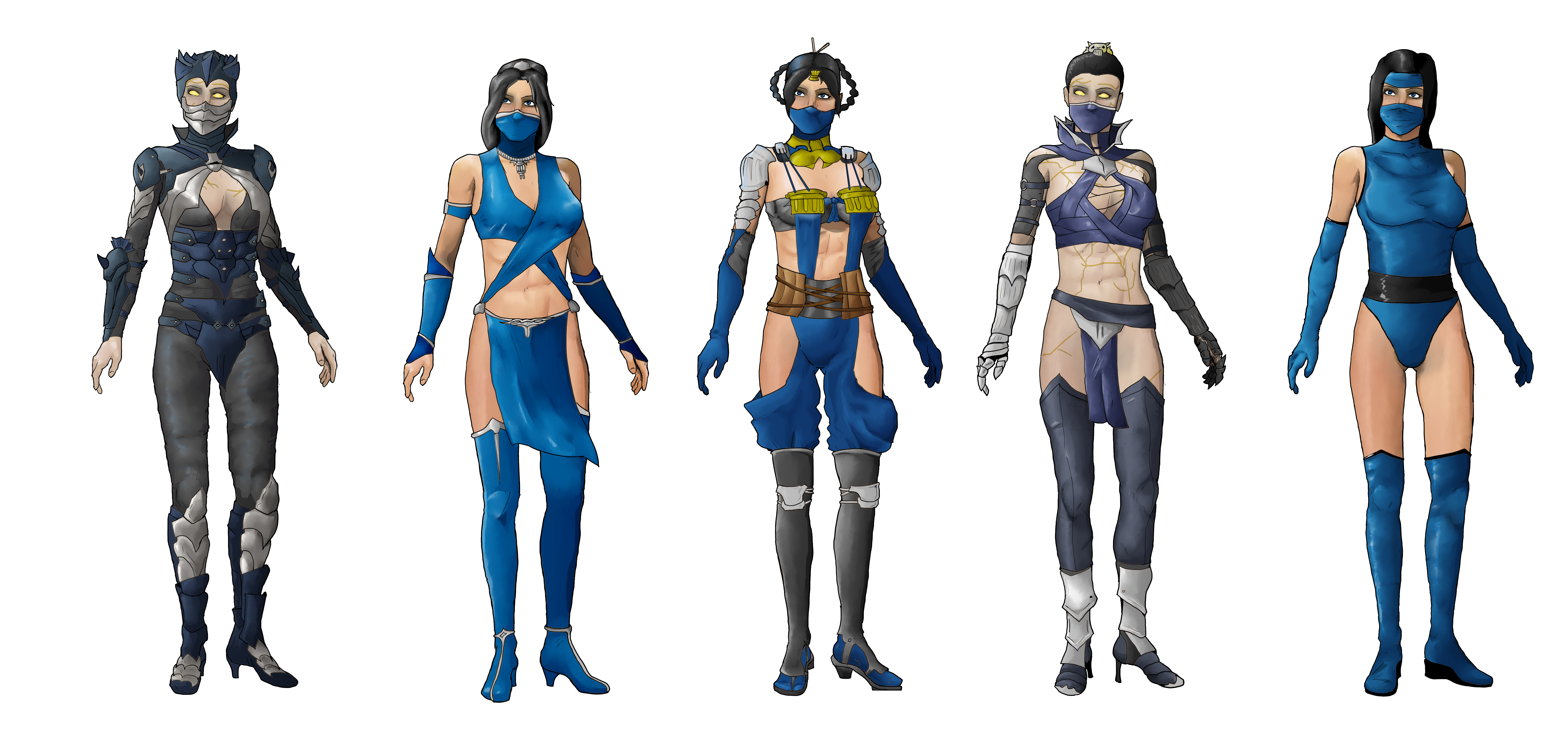 Kitana MK X Costumes by PeregrinFalcon92 on DeviantArt