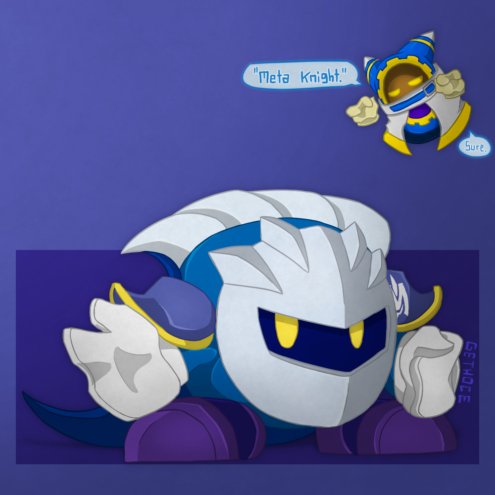 Meta Knight by Gethoce on DeviantArt