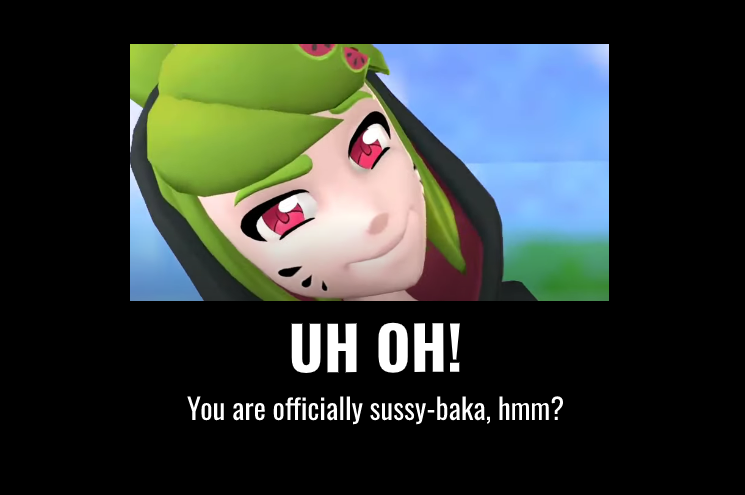 Why are you a sussy baka by AuxilioYT on DeviantArt