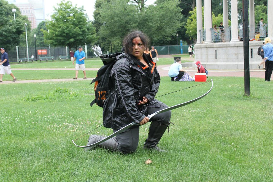 Katniss on the hunt