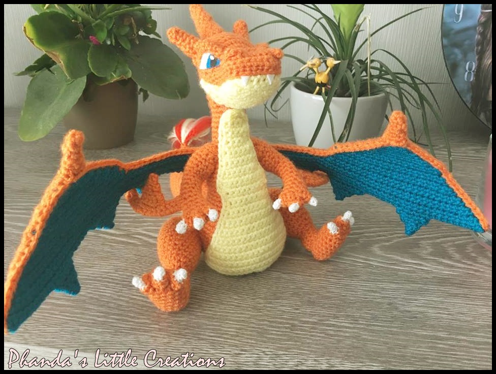 Mega Charizard Y - amigurumi