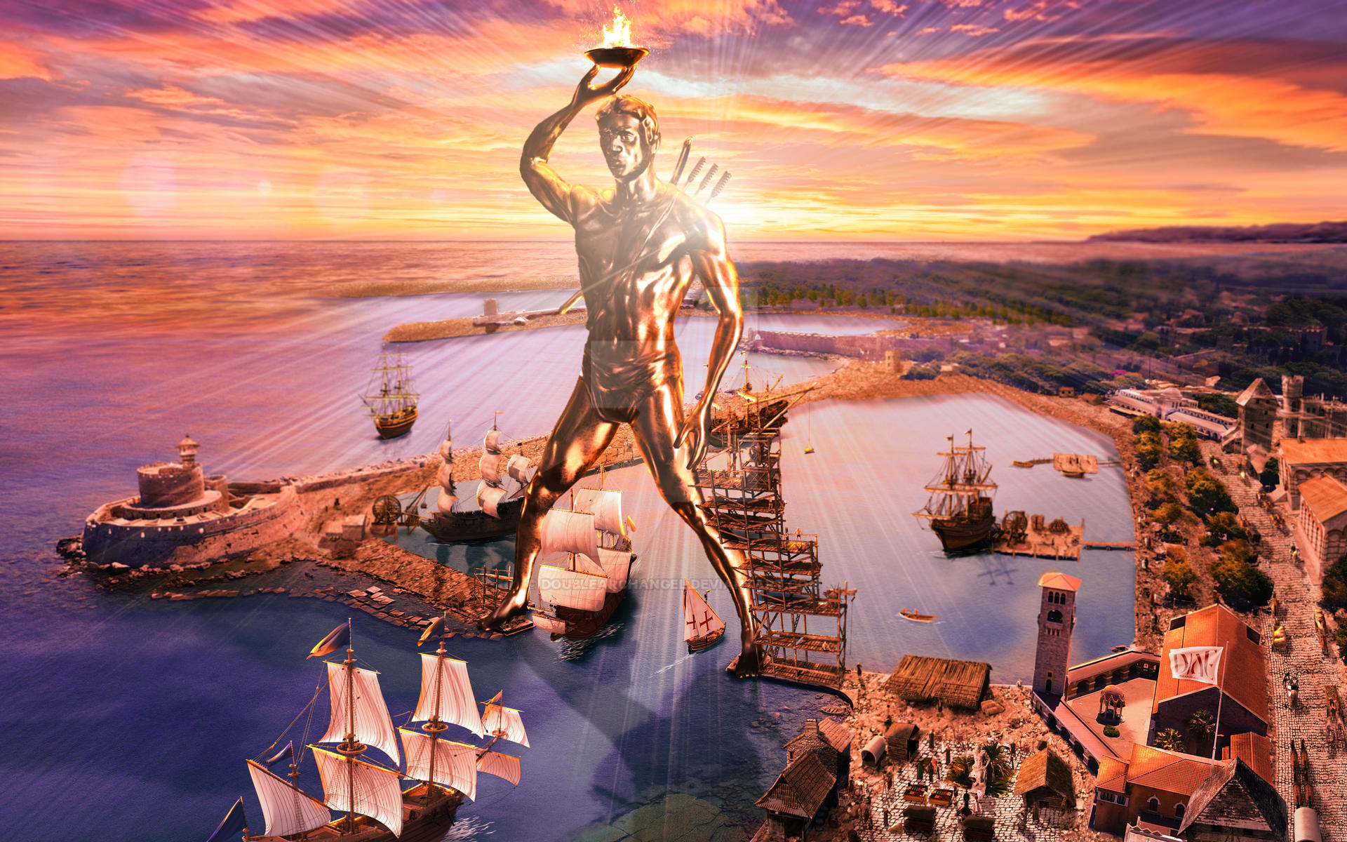 Colossus Rhodos Colossus Of Rhodes Pedro Rafael Mena The Colossus Of Rhodes