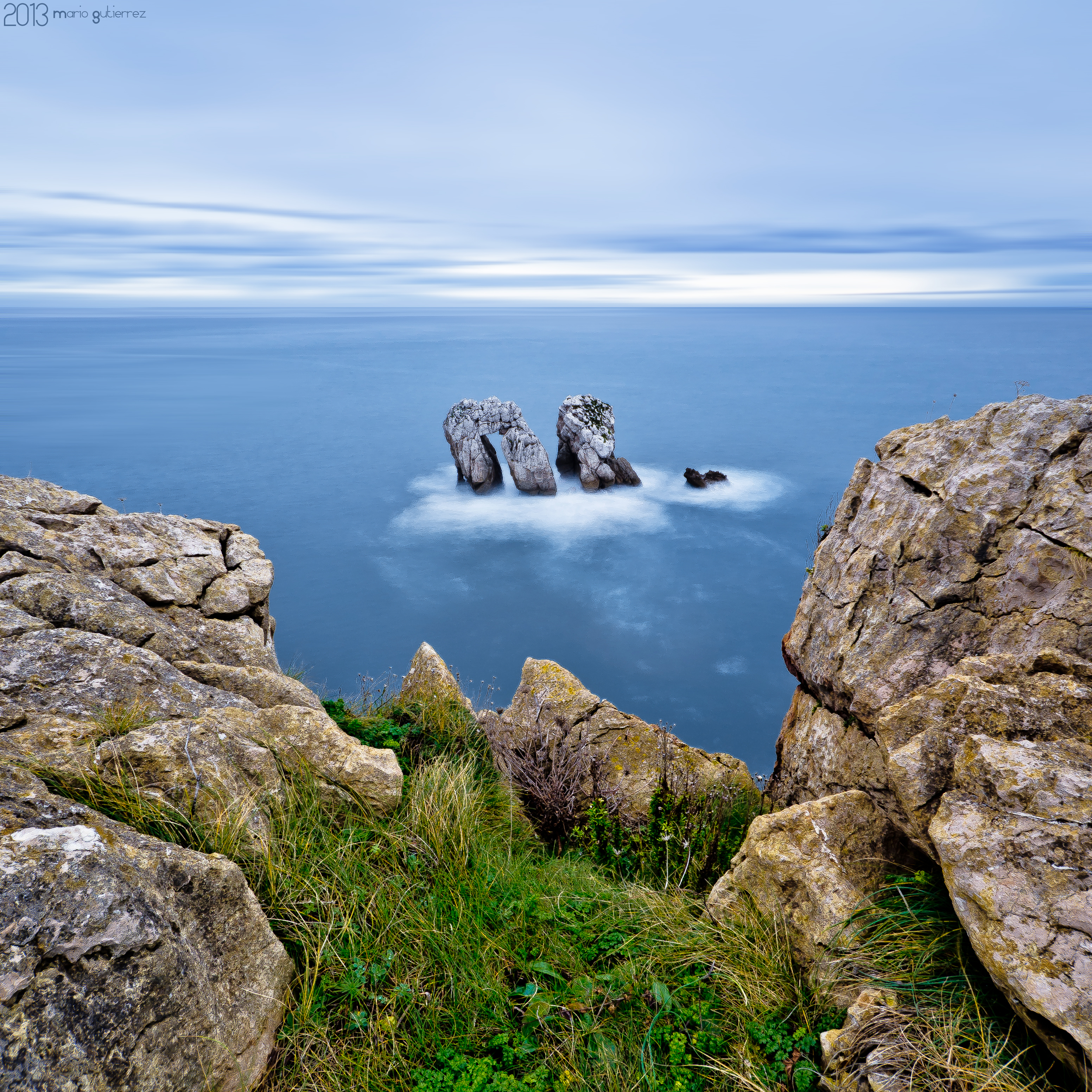 Where the cliffs end.