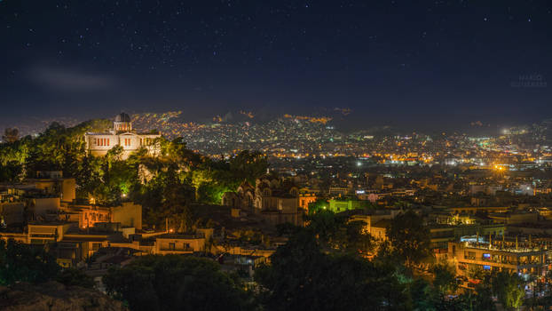 Athens by night