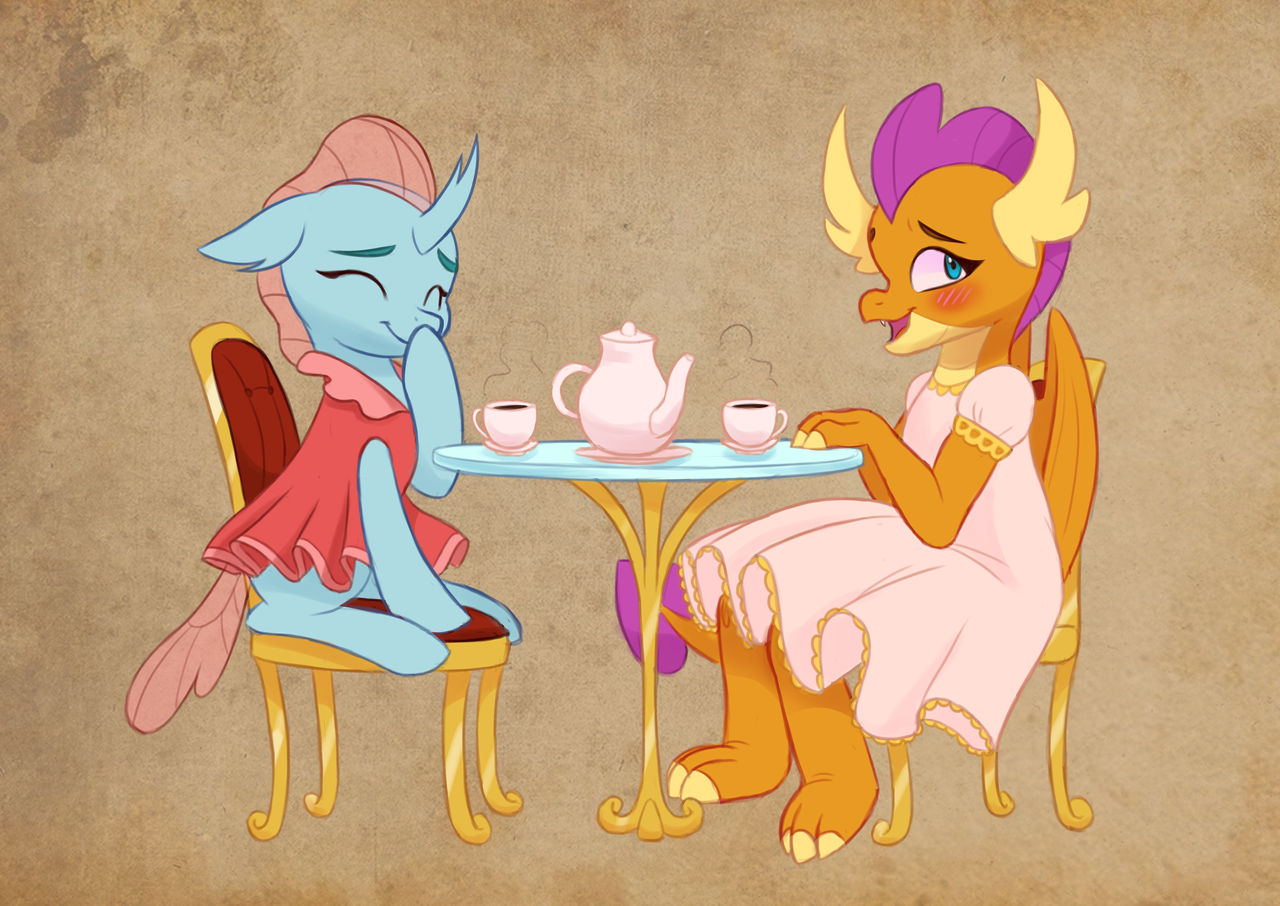Mlp Tea A Lovely Tea Party (Haruh_Ink) by MLP-Trinary on DeviantArt