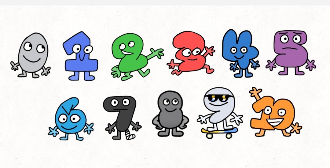 Bfdi Numbrrd BFDI Numbers by bau-2213 on DeviantArt