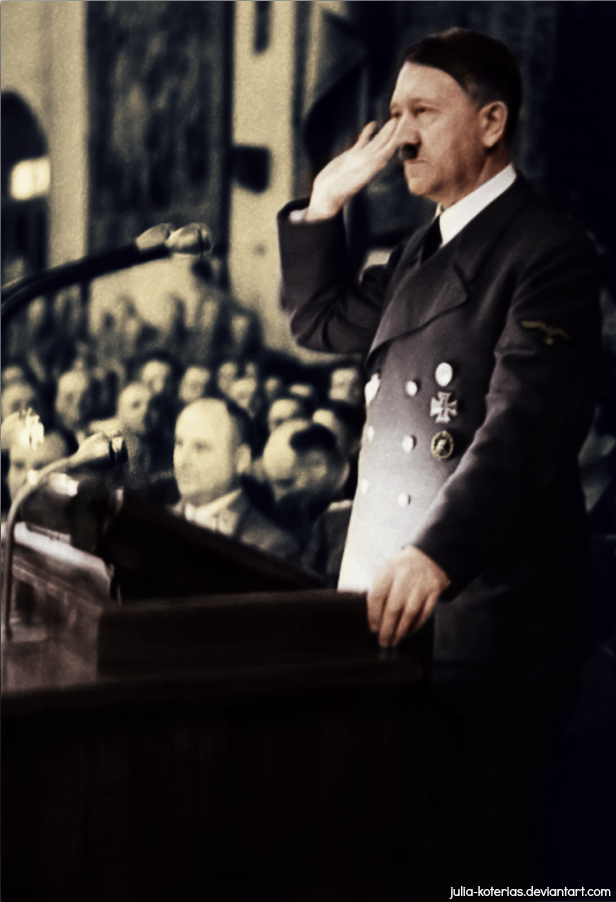 Hitler Color Adolf Hitler (in colour) 3 by Julia-Koterias on DeviantArt