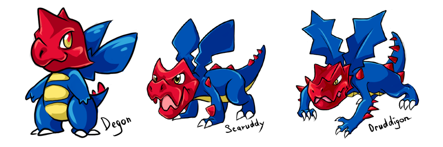 Degon - Scaraggy - Draddigon