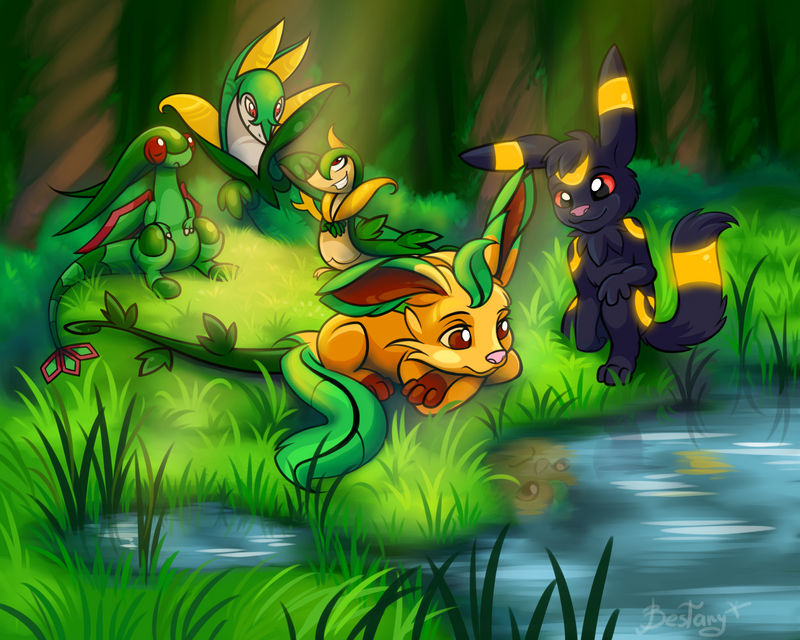 Day #21 Leafeon by Bestary