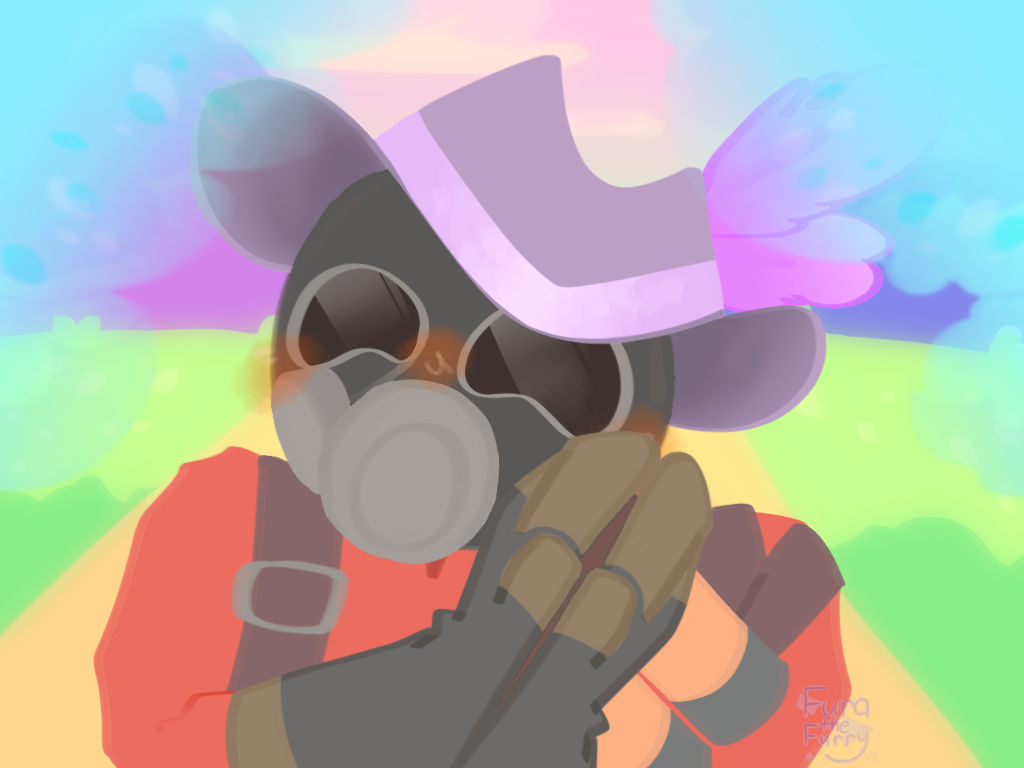 Pyrovision be like: by FroyoFox on DeviantArt