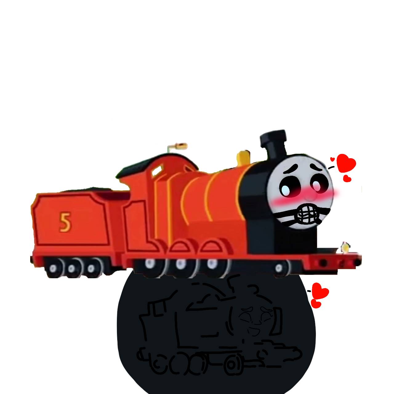 James the red engine (TVS,S1) V2 by Thomasfan95 -- Fur Affinity