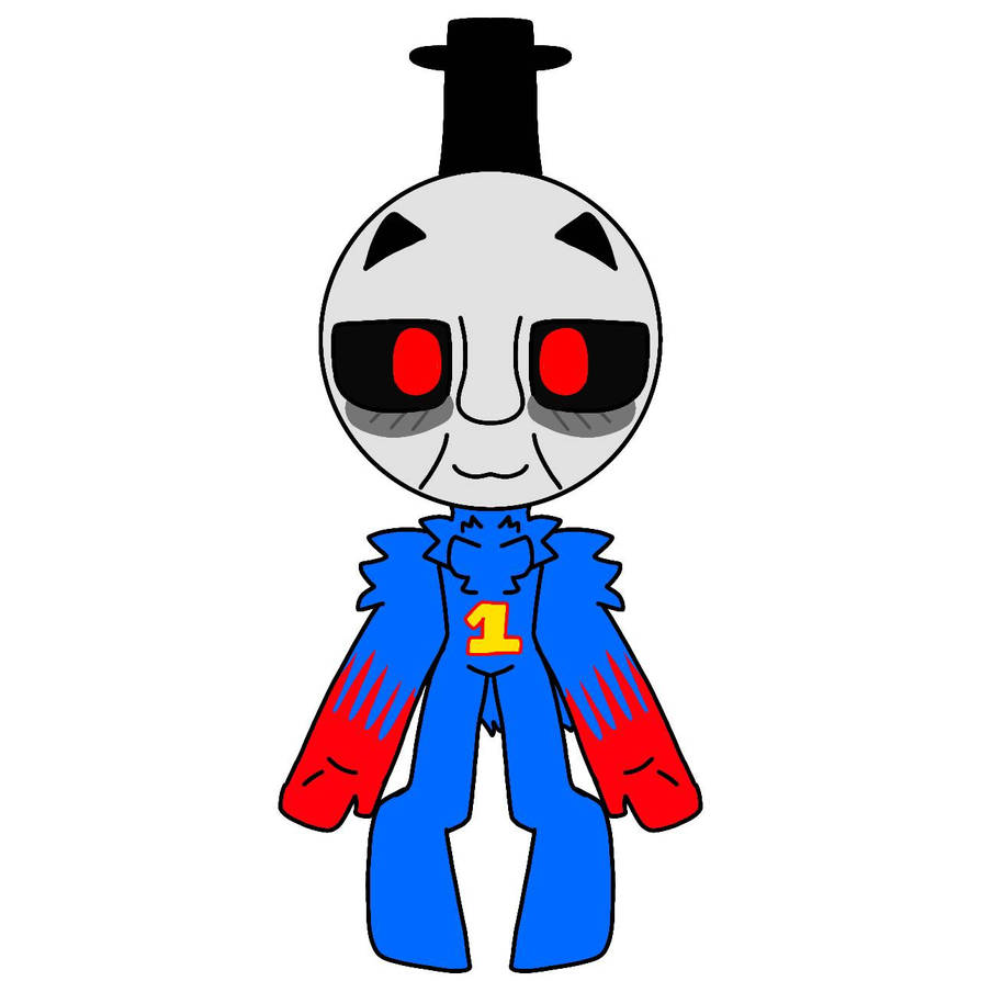 Thomas The Slender Engine in My style by Mochitheslimepup13 on DeviantArt
