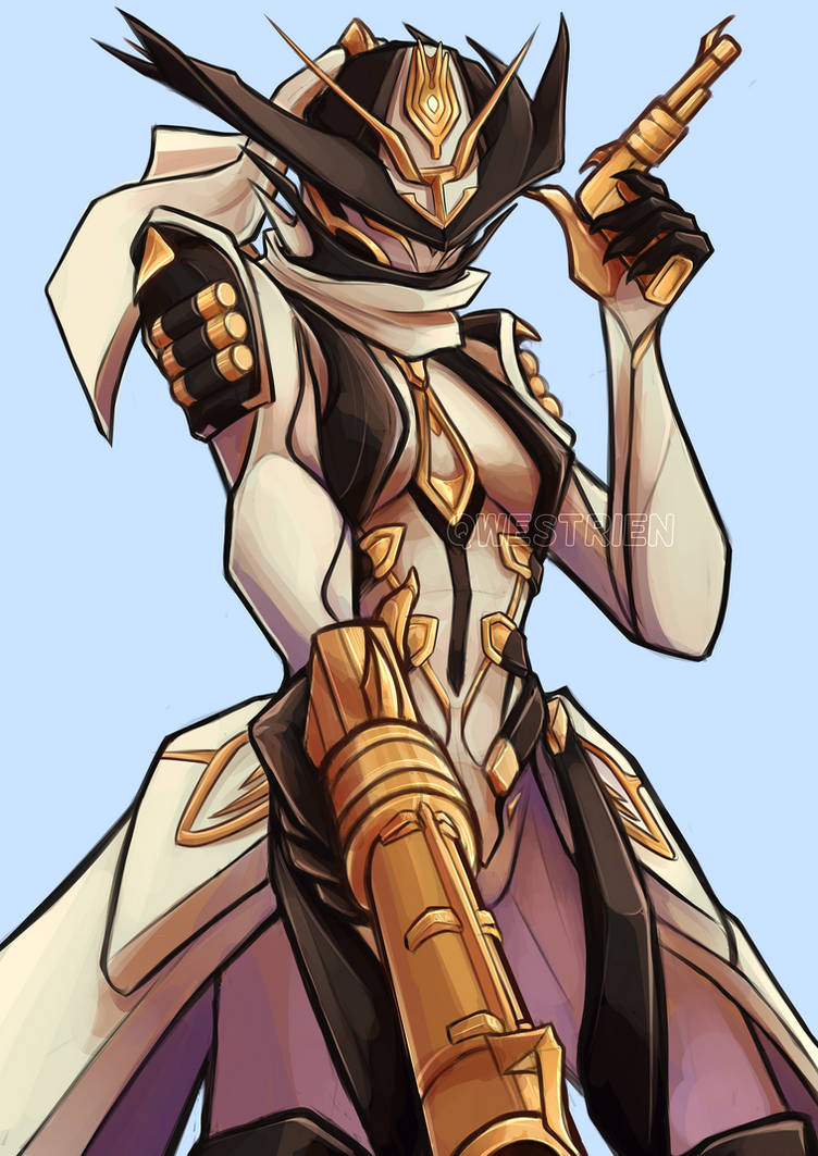 photo Warframe Mesa Prime Fashion Frame wf mesa prime by qwestrien on deviantart