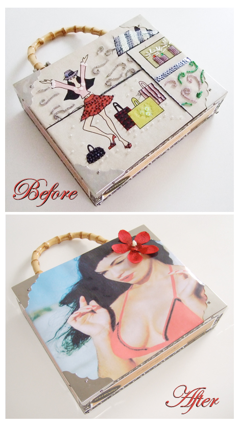 Revamped cigar box purse