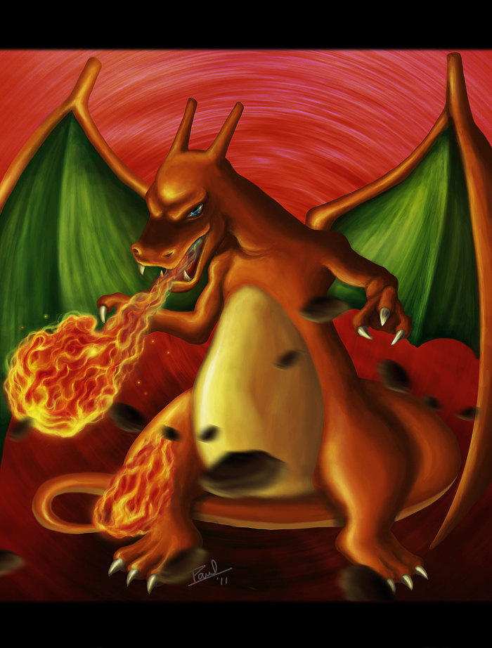 Charizard Raging Wrath of Charizard by KidScribbles on DeviantArt
