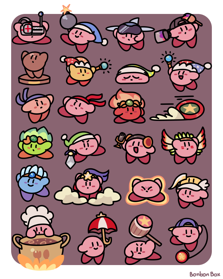 Kirby Super Star/Ultra Style Swaps by Glitchy-8 on DeviantArt