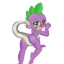 Spike Feminine Pose: Nothing on Alpha Channel