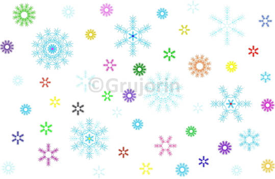 Snowflakes in ectasy