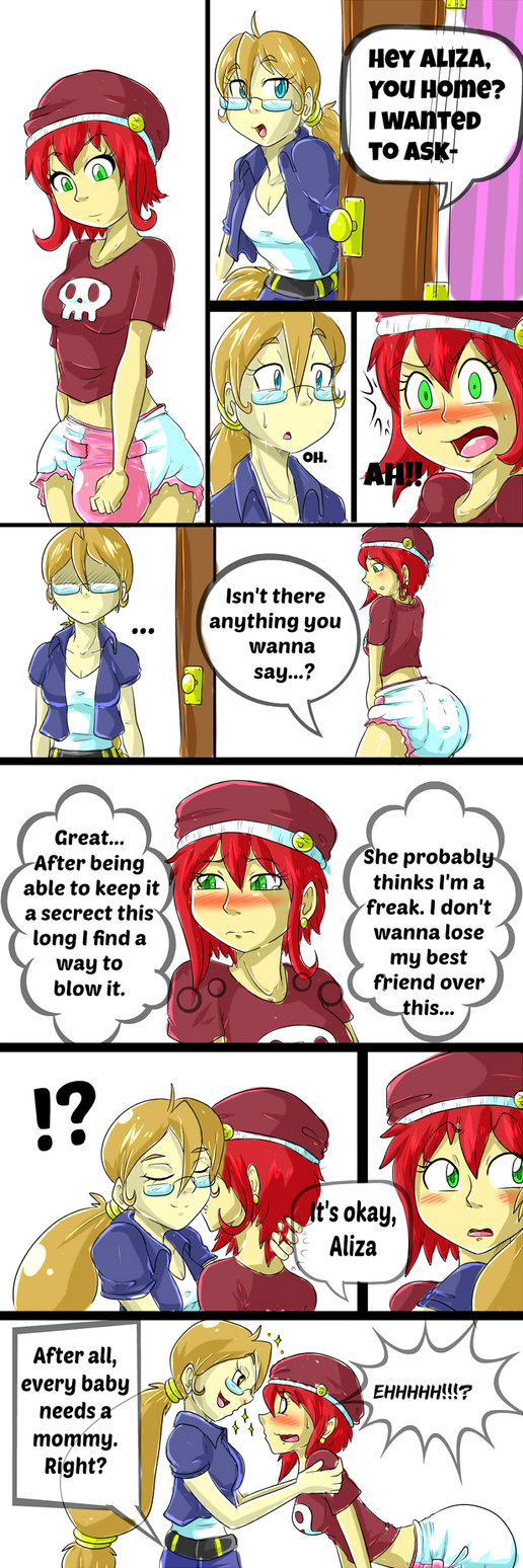 Jessica Finds Out Diaper Comic (FttF reupload) by AweyeFF on DeviantArt