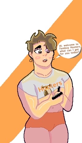 Femboy Hooter Employee By Slimeyspore11 On DeviantArt femboy-hooter-employee-by-slimeyspore11-on-deviantart
