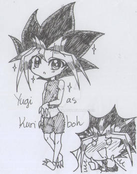 [Yu-Gi-Oh Fanservice] Yugi as Kuriboh