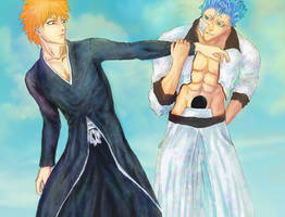 Bleach: Ultimate fighting (Ichigo and Grimmjow)