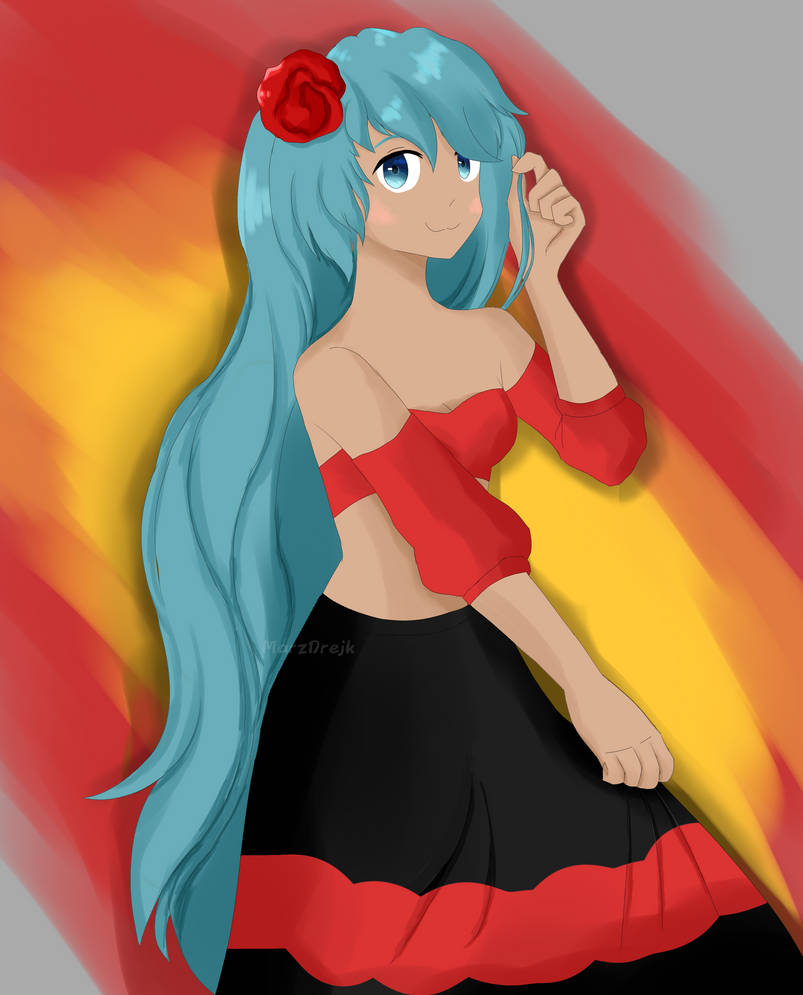 Spanish Miku Hatsune By MarzDrejk On DeviantArt spanish-miku-hatsune-by-marzdrejk-on-deviantart