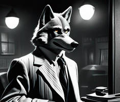 Film noir wolf detective (2)