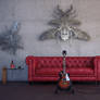 Practice Room Gibson Les Paul Cinema 4D Vray