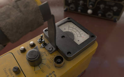 Geiger Counter  (C4D, Substance Painter, Arnold) by botshow