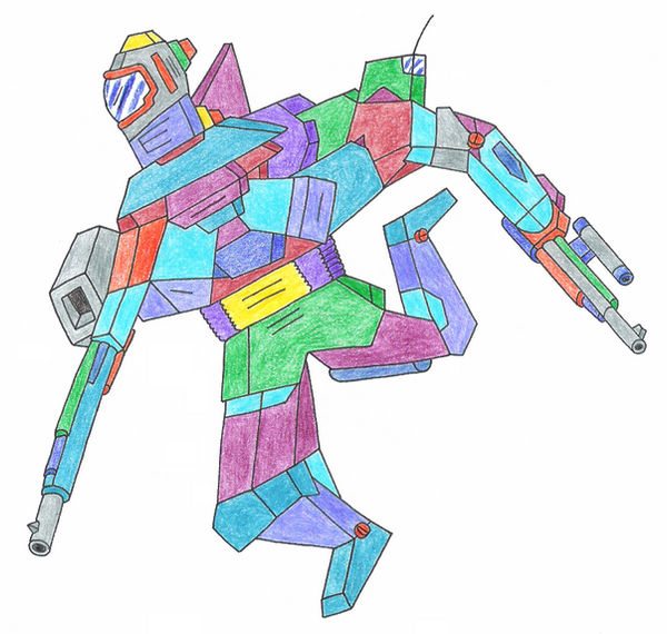 Robot multicolor