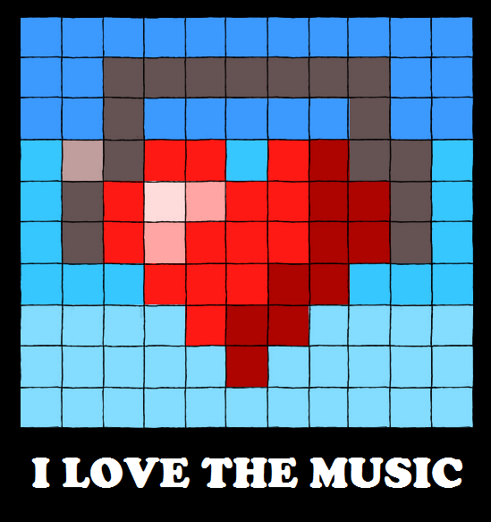 I love the music