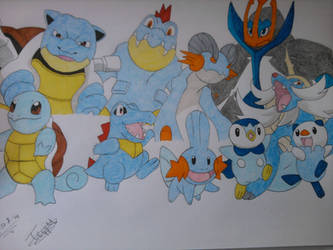 Pokemon starters - Water