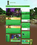 Minecraft website layout for sale