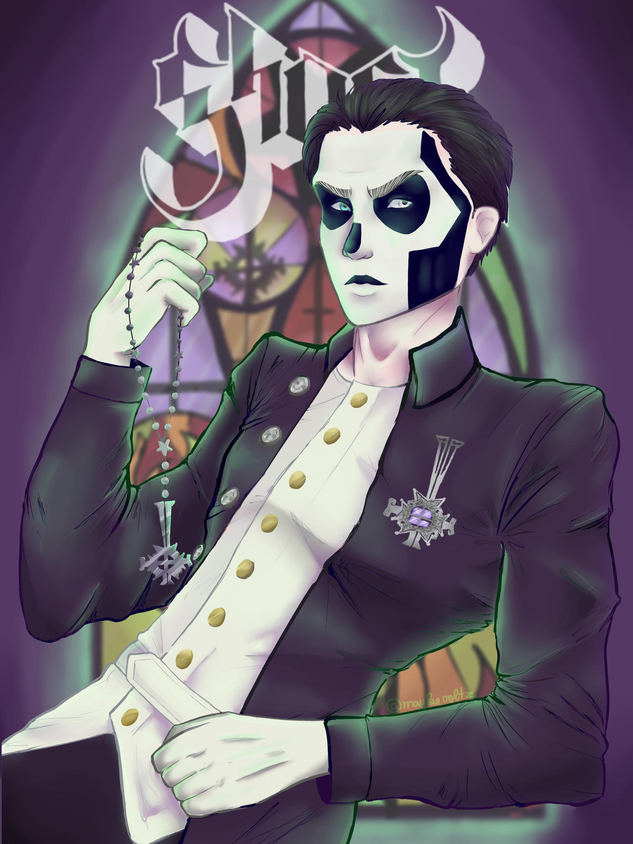 Papa Emeritus III - The Band Ghost by 1800Halloweenie on DeviantArt