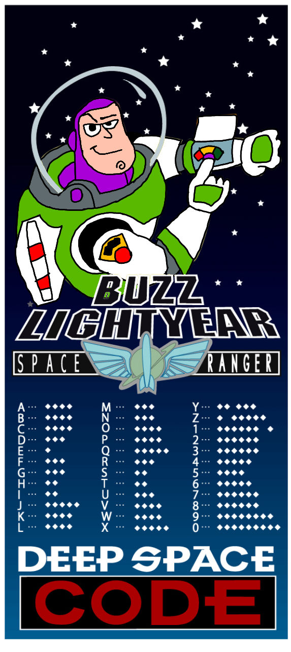 Buzz Lightyear Deep Space Code Poster by TrustaMann1995 on DeviantArt