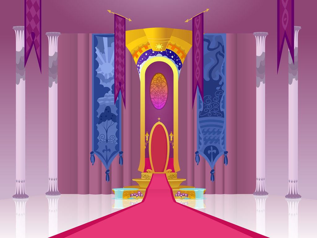 Canterlot Throne Room Front View