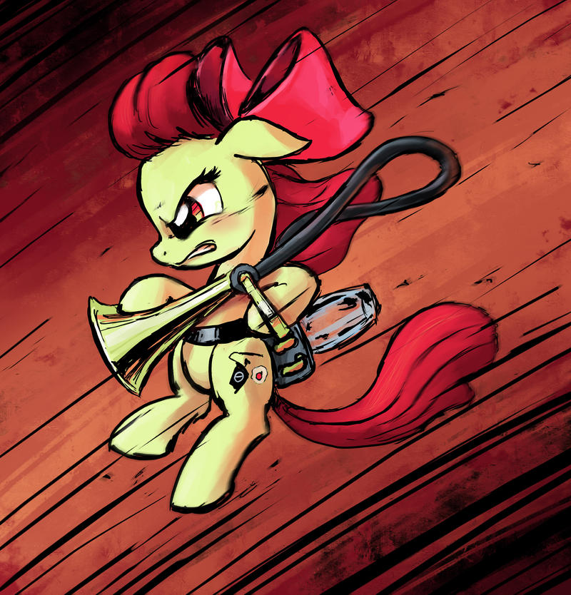 Sketch #26: Palette #93. Apple Bloom the Pest Pony