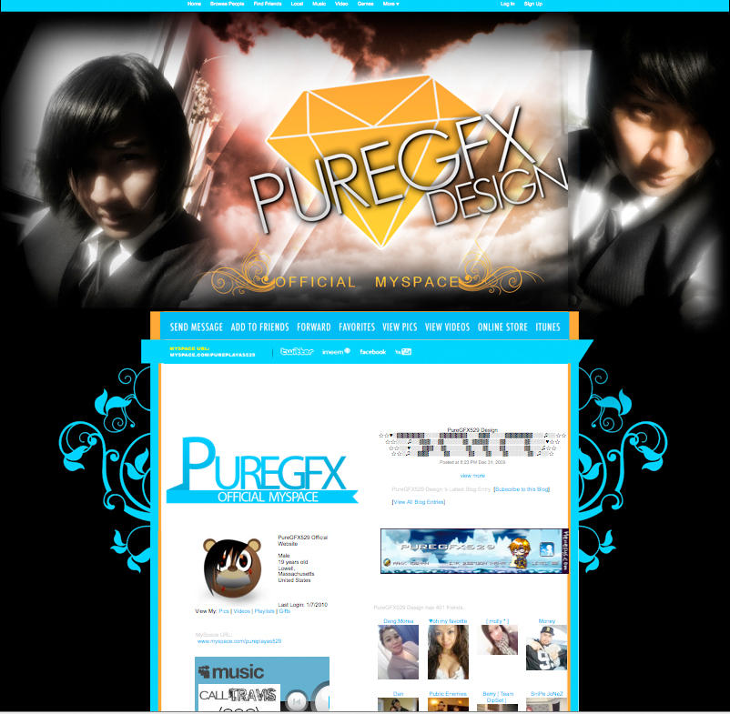 Myspace Layout by pureplayas529 on DeviantArt