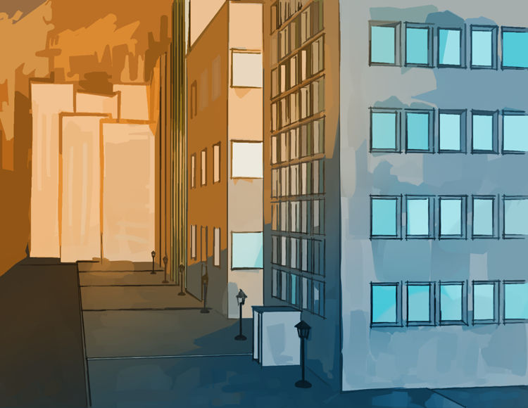 3D to 2D Buildings ver 2 by qbaysan on DeviantArt