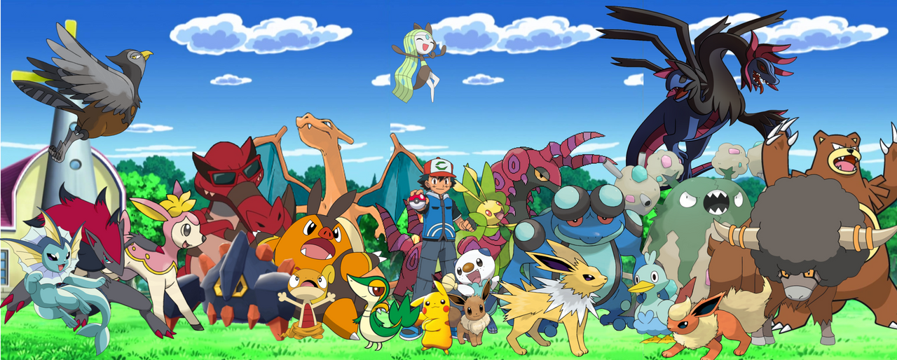 Unava ash's pokemon team by the end of Unava my Au by Totaldramaexpanded on ...