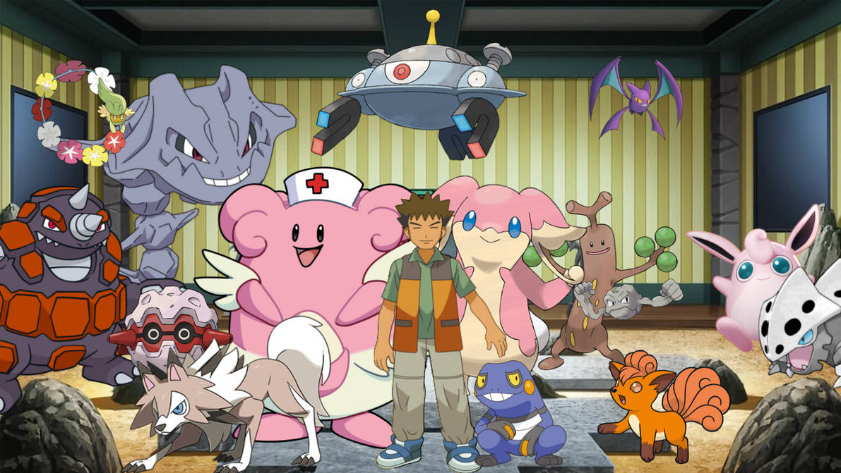 Brock's pokemon in my AU by Totaldramaexpanded on DeviantArt