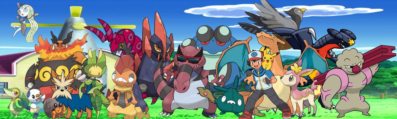 Ash's Unova team(my way) by Totaldramaexpanded on DeviantArt