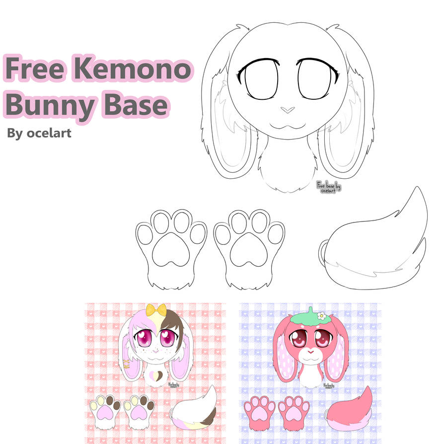 Fur Affinity Rabbit Base F2U Kemono Fursuit Bunny Base by Ocelart on DeviantArt
