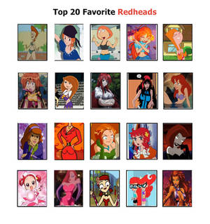 Top 20 Favorite Redheads