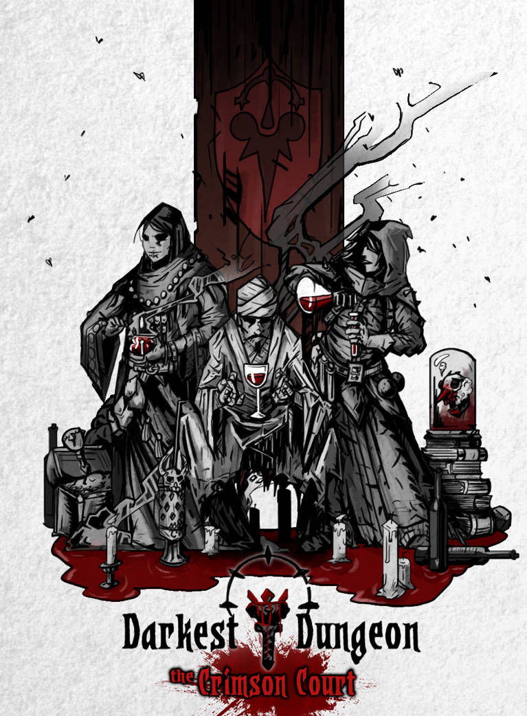 Darkest dungeon багряное. Darkest Dungeon 2 poster.