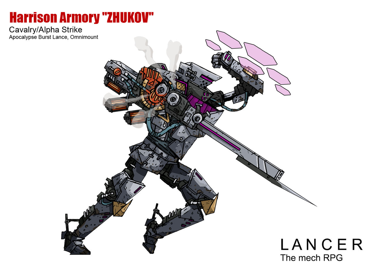 Lancer Rpg Monarch LANCER RPG custom mech design - Zhukov by terkmc on DeviantArt