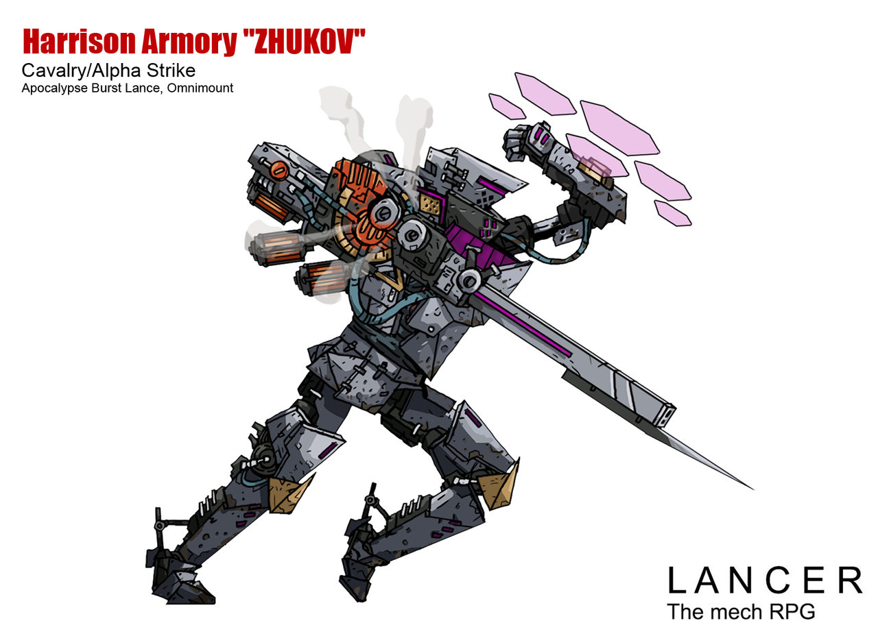 LANCER RPG custom mech design - Zhukov by terkmc on DeviantArt