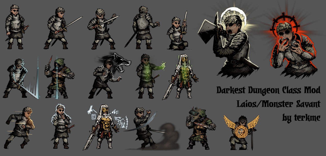 Darkest Dungeon Meshi - Laios mod commission by terkmc on DeviantArt