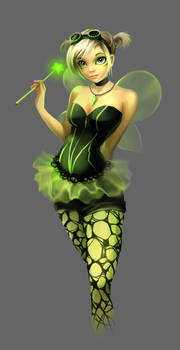 Green fairy costume